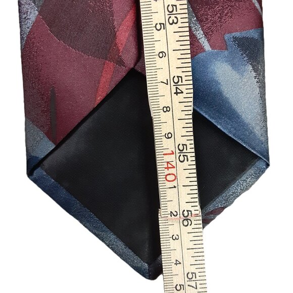 Vintage Oscar de la Renta Studio Men's Tie Polyester/Silk Blend 3 3/4" x 57" - Picture 6 of 6